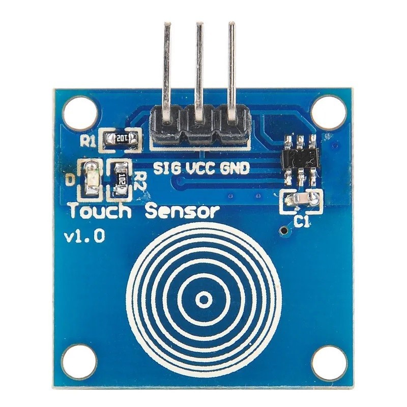Modulo sensor touch capacitivo TTP223B Modulo sensor touch capacitivo TTP223B