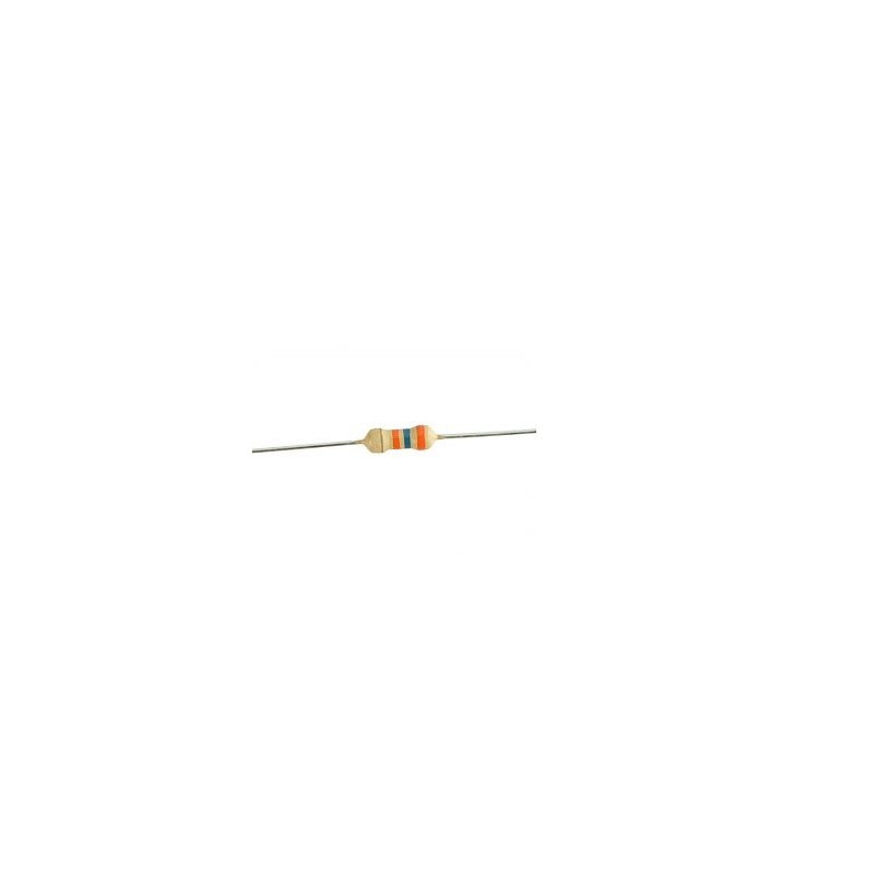 Resistor 36K 1/4w 5% - Laranja azul laranja dourado Resistor 36K 1/4w 5% - Laranja azul laranja dourado