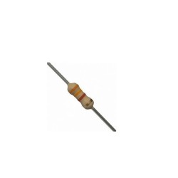 Resistor 3K3 1/4w 5% - Laranja laranja vermelho dourado