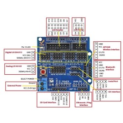 Sensor shield v.5 para arduino