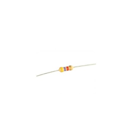Resistor 4K7 1/4w 5% - Amarelo roxo vermelho dourado