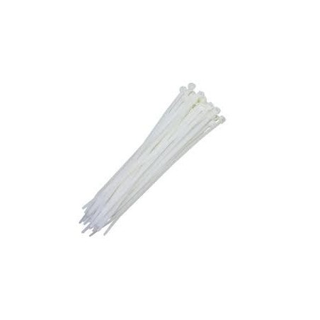 Abraçadeira C20 branca nylon 200x4,7x1,3mm