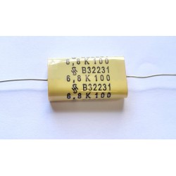 Capacitor poliester 6,8uF x 100v - 685 x 100v