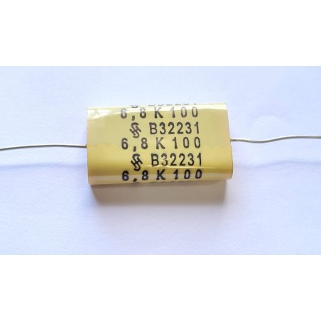 Capacitor poliester 6,8uF x 100v - 685 x 100v