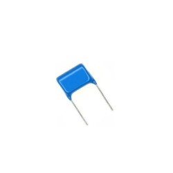Capacitor poliester 10uF x 100v - 106 x 100v