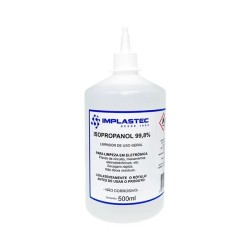 Alcool isopropilico 500ml 99,8% - Implastec