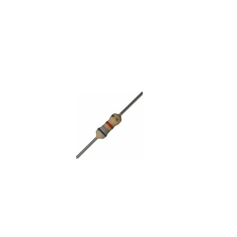 Resistor 6K8 1/4w 5% - Azul cinza vermelho dourado Resistor 6K8 1/4w 5% - Azul cinza vermelho dourado