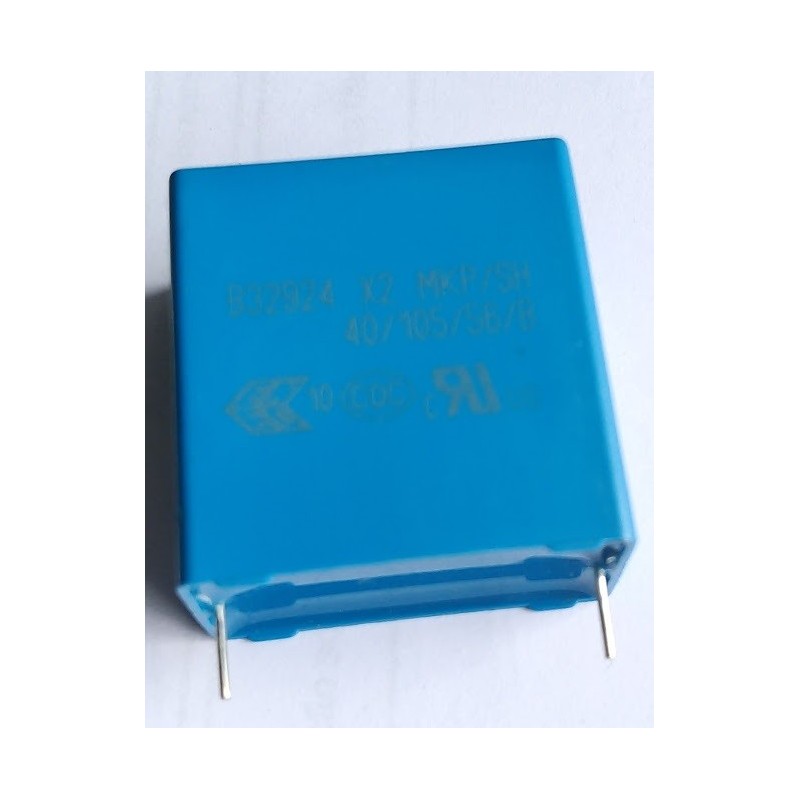 Capacitor polipropileno supressor x2 4,7uF x 305vAC - 475 x 305V~