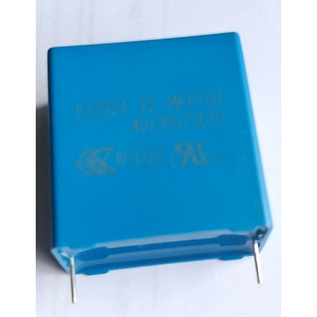 Capacitor polipropileno supressor x2 4,7uF x 305vAC - 475 x 305V~