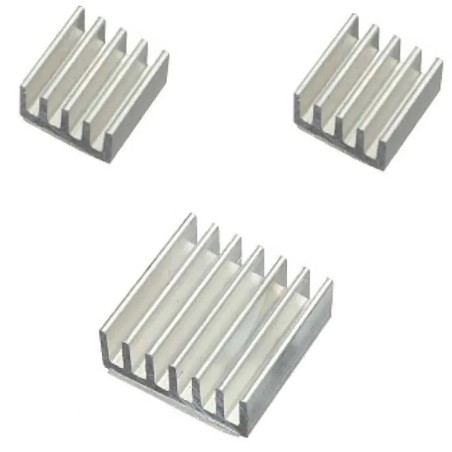 Dissipador de Calor autoadesivo raspberry Pi c/3 pç - Arduino