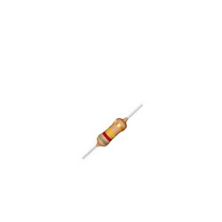 Resistor 820K 1/4w 5% - Cinza vermelho amarelo dourado