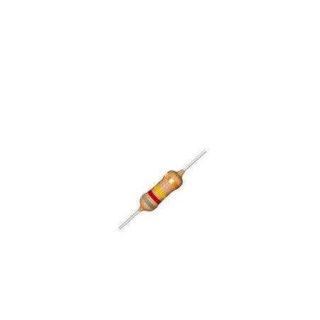 Resistor 820K 1/4w 5% - Cinza vermelho amarelo dourado