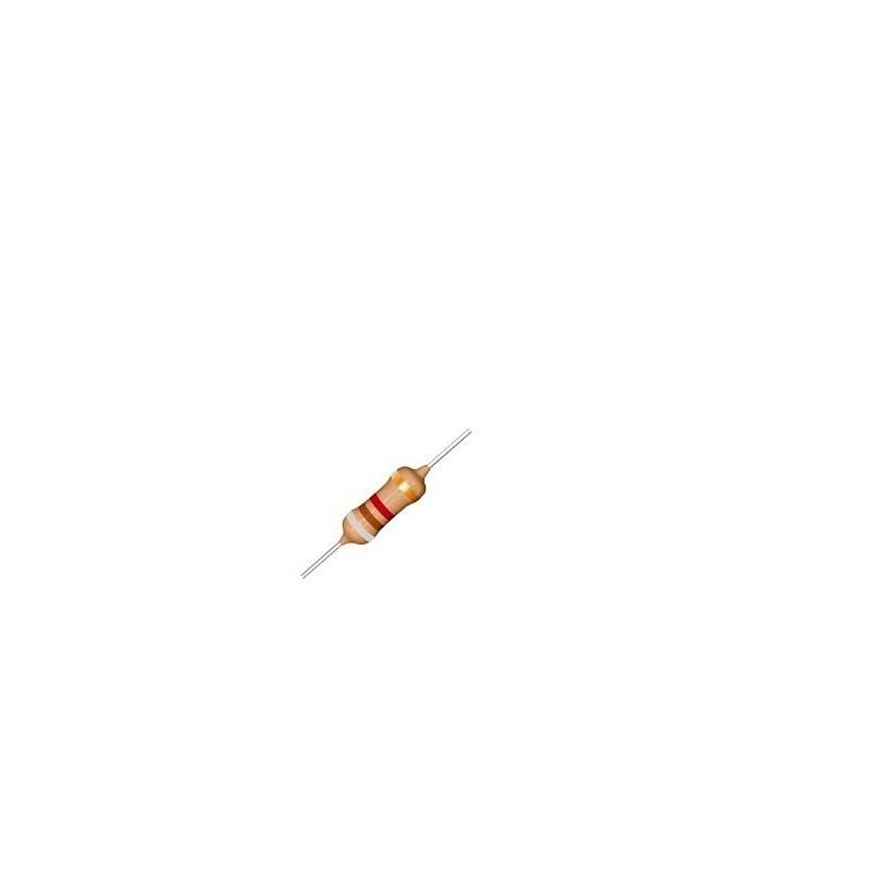 Resistor 9K1 1/4w 5% - Branco marrom vermelho dourado