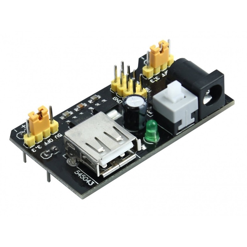Fonte ajustavel para protoboard 3,3v/5v com chave Fonte ajustavel para protoboard 3,3v/5v com chave