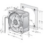 Ventoinha 40x40x25mm 12V Rolamento - ebmpapst