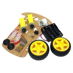 Kit chassi 2WD (2 rodas) robô para arduino