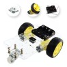 Kit chassi 2WD (2 rodas) robô para arduino