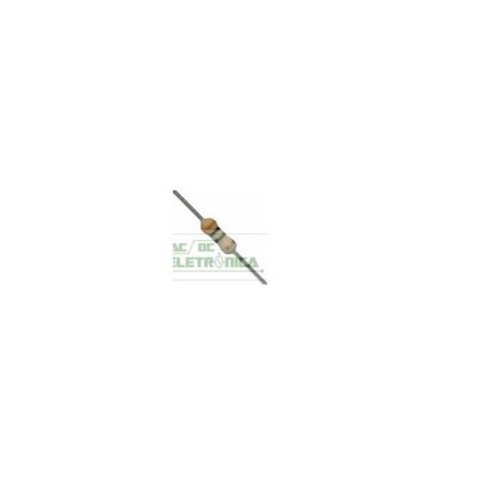 Resistor 3M 1/4w 5% - Laranja preto verde dourado