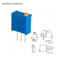 Trimpot 10K 3296W 25 Voltas