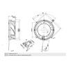 Ventilador axial 180mm 48vdc - W1G180-AB11-32 - ebmpapst