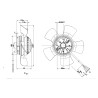 Ventilador axial 200mm 230vca - A2E200-AF02-01 - ebmpapstVentilador axial 230vca 200mm 50/60hz - A2E200-AF02-01 - ebmpapst