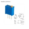 Trimpot 200R 3296W 25 Voltas