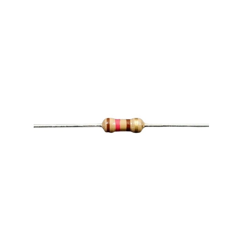 Resistor 120R 1/2w 5% - Marrom vermelho marrom dourado Resistor 120R 1/2w 5% - Marrom vermelho marrom dourado