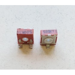 Trimpot 500K smd carvão vertical 6mm