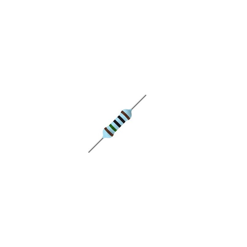 Resistor 150R 1/2w 1% precisão - Marrom verde preto preto Resistor 150R 1/2w 1% precisão - Marrom verde preto preto