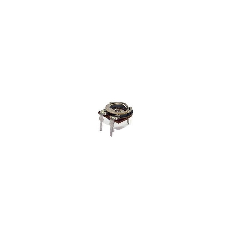 Trimpot 500R carvão horizontal 10mm Trimpot 500R carvão horizontal 10mm