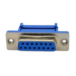 Conector DB15 femea cabo flat