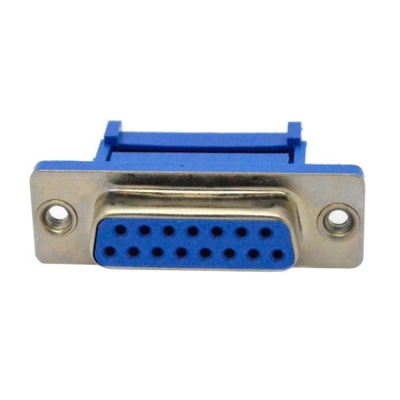 Conector DB15 femea cabo flat