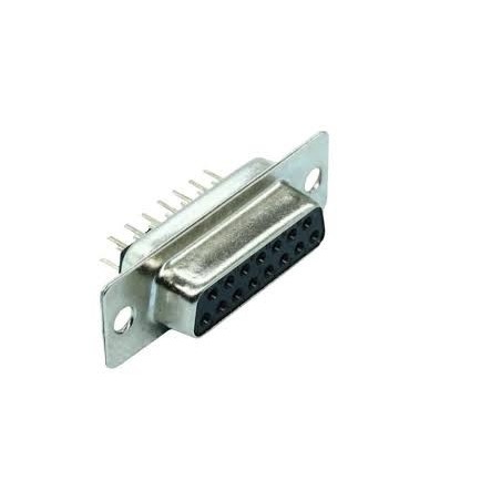 Conector DB15 femea PCI 180º