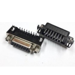 Conector DB15 femea PCI 90º