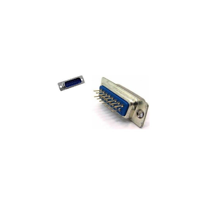 Conector DB15 macho PCI 180º