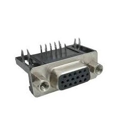 Conector DB15 vga femea PCI 90º