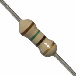 Resistor 15R 1/2w 5% - Marrom verde preto dourado