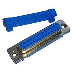 Conector DB25 femea cabo flat
