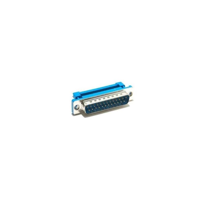 Conector DB25 macho cabo flat Conector DB25 macho cabo flat