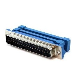 Conector DB37 macho cabo flat