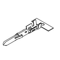 Terminal macho p/ alojamento 508204HA fonte ATX - 508200tc
