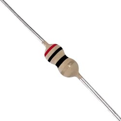 Resistor 20R 1/2w 5% - Vermelho preto preto dourado