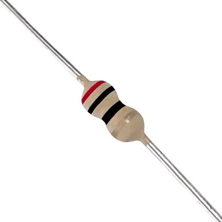 Resistor 20R 1/2w 5% - Vermelho preto preto dourado