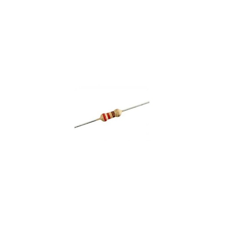 Resistor 220R 1/2w 5% - Vermelho vermelho marrom dourado