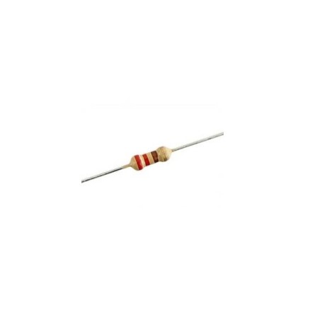 Resistor 220R 1/2w 5% - Vermelho vermelho marrom dourado