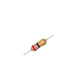 Resistor 270R 1/2w 5% - Vermelho roxo marrom dourado