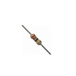 Resistor 27R 1/2w 5% - Vermelho roxo preto dourado