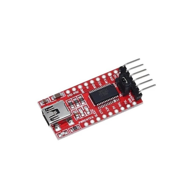 Modulo conversor USB para RS232 TTL - FTDI FT232RL Modulo conversor USB para RS232 TTL - FTDI FT232RL