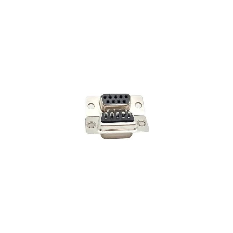 Conector DB9 femea solda fio