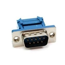Conector DB9 macho cabo flat
